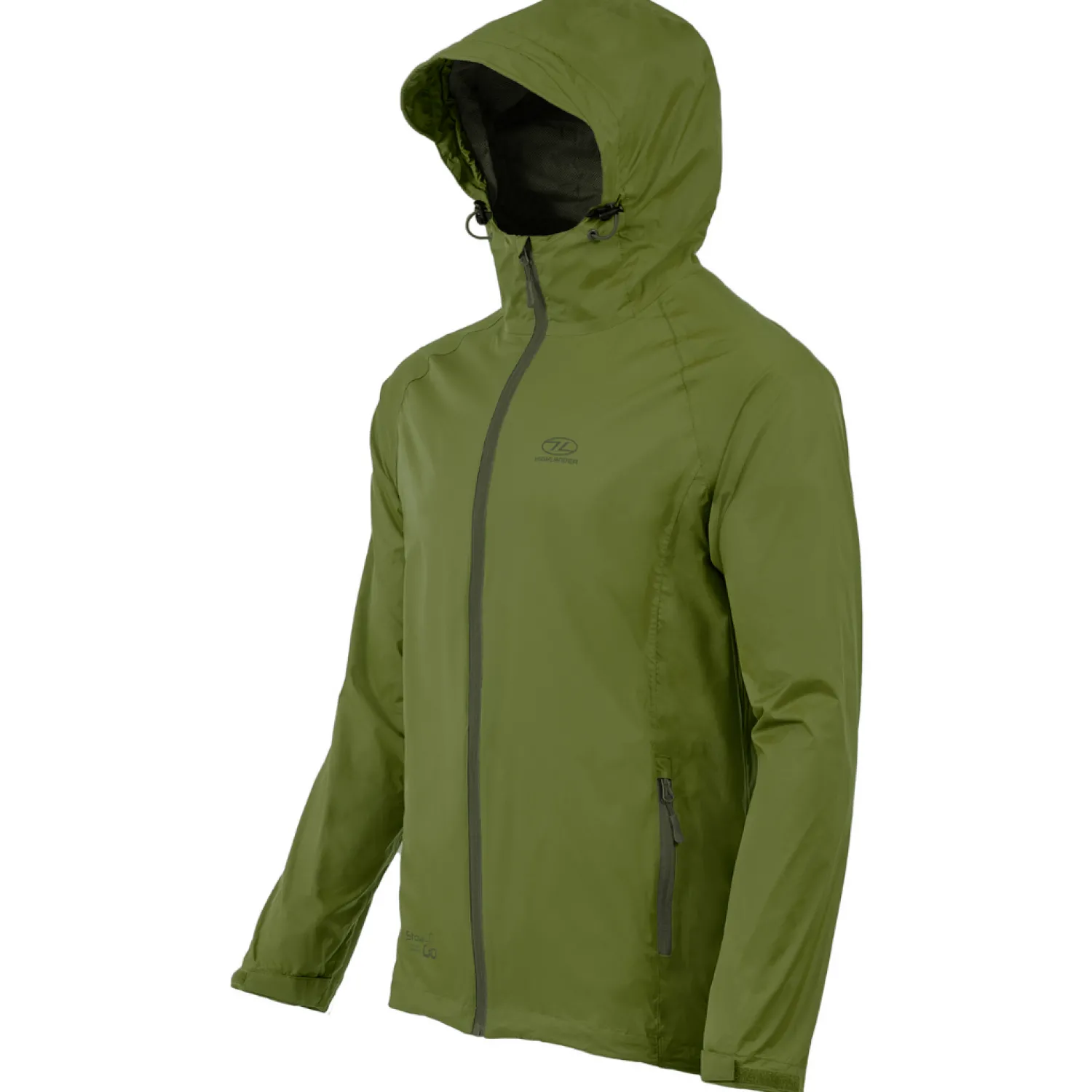 Outlet Highlander Stow&Go Jakke – Vandtaet – Gron
