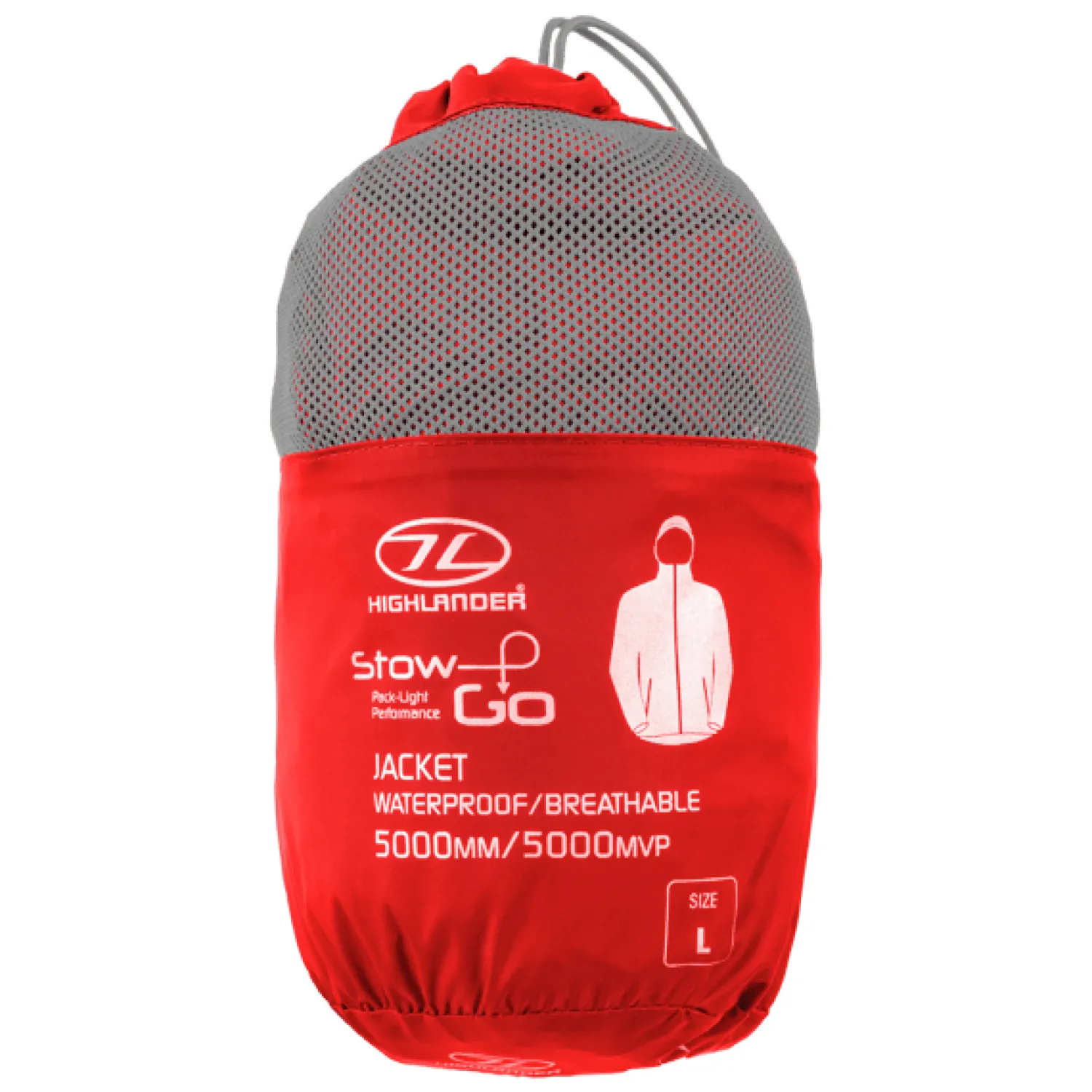 Hot Highlander Stow&Go Jakke - Vandtaet - Rod