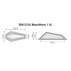 New Highlander Telt - Blackthorn Xl - 1 Person
