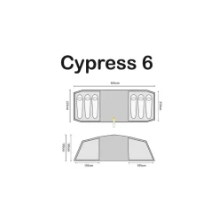 Sale Highlander Telt - Cypress - 6 Personer