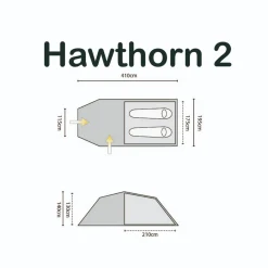 Outlet Highlander Telt - Hawthorn - 2 Personer