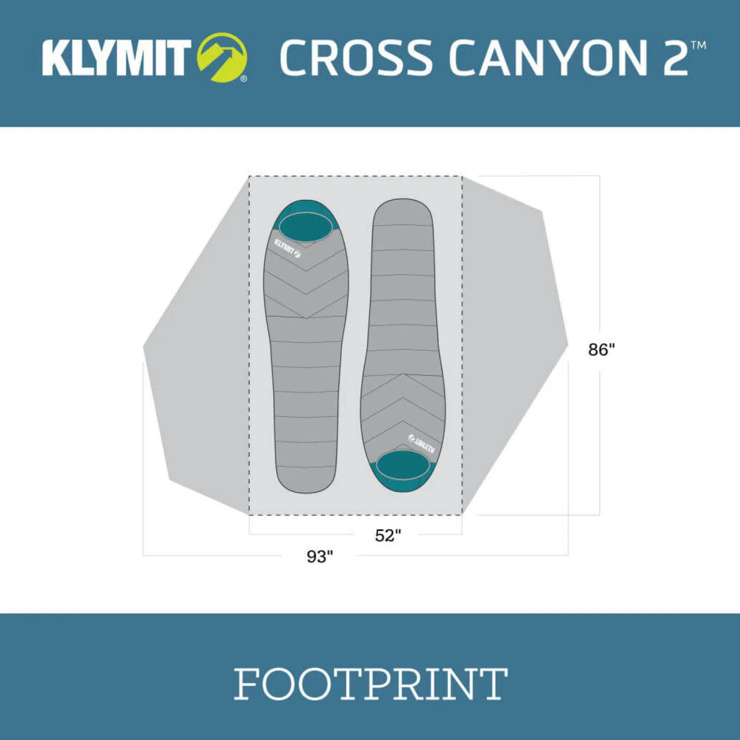 Cheap Klymit Telt - Cross Canyon - 2 Personer
