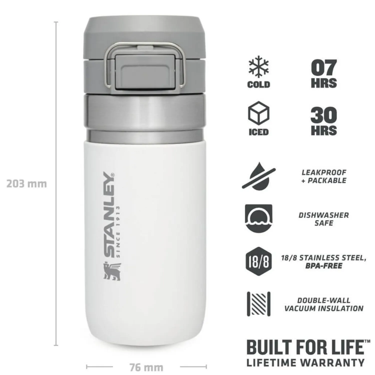 Discount Stanley Termo Vandflaske - Quick Flip Water Bottle - 0.47L