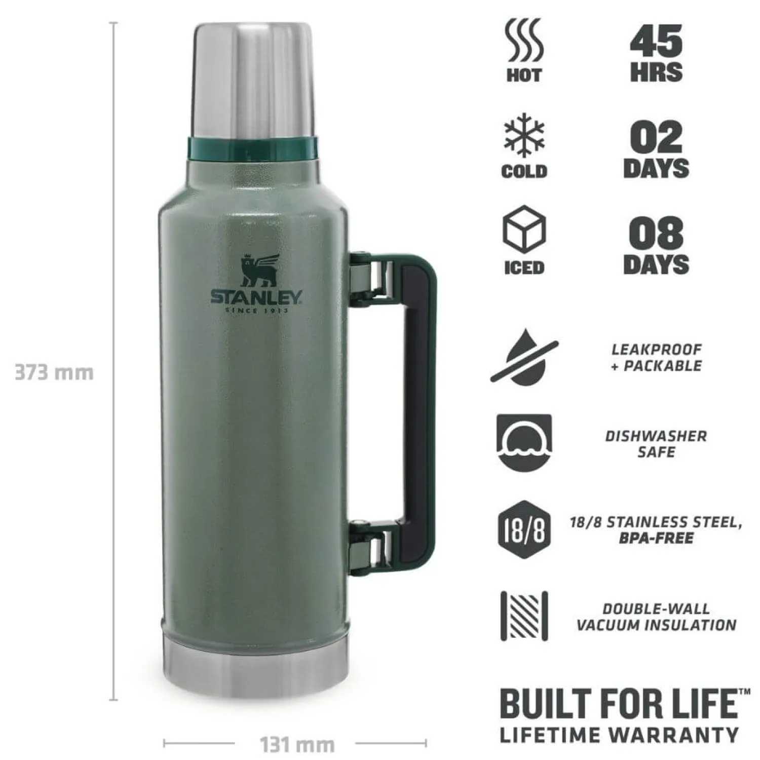 Cheap Stanley Termoflaske - Classic Vacuum Bottle - 1.9L