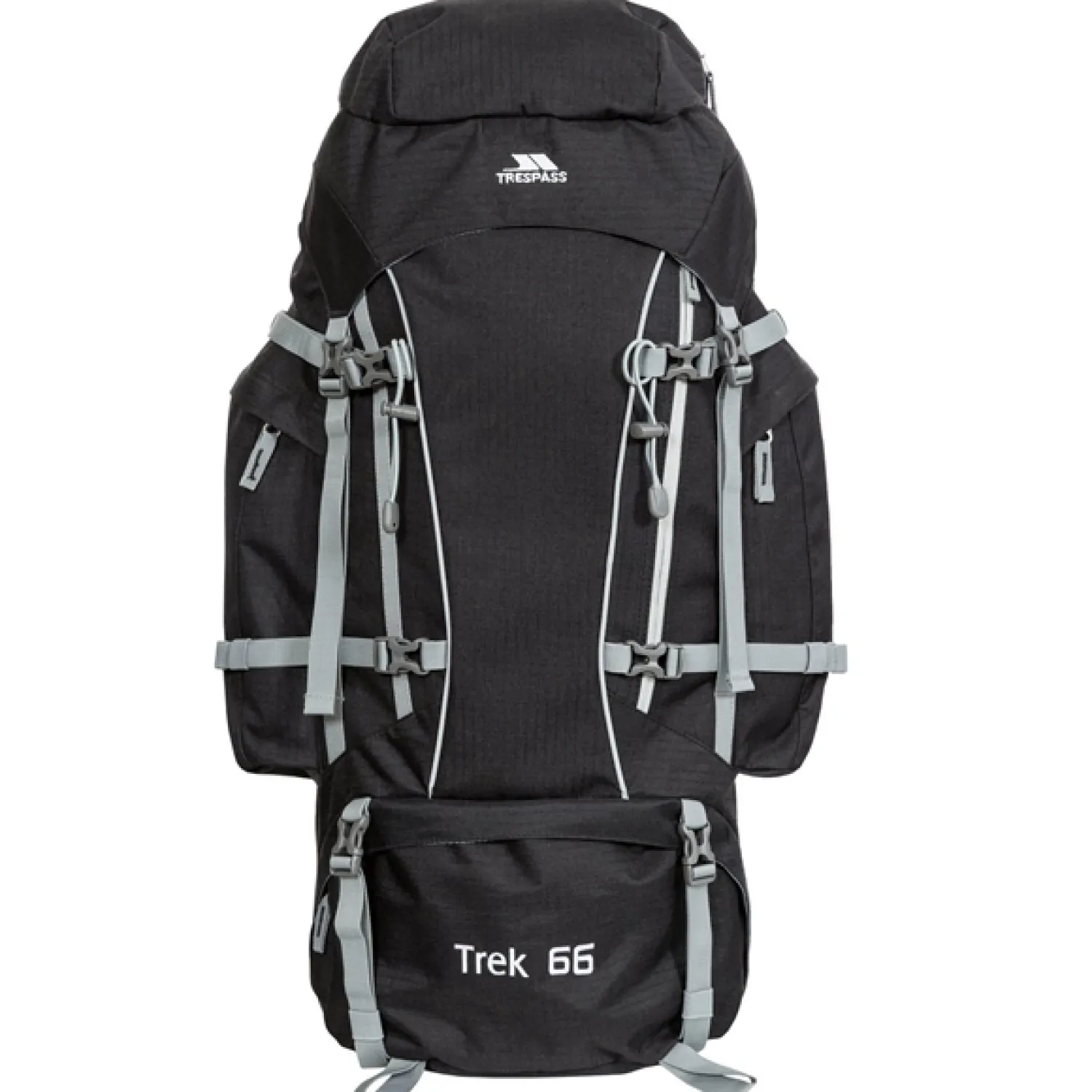 Online Trespass Trek Rygsaek - 66 Liter - Sort