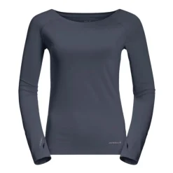 Store Jack Wolfskin Troje Til Dame - Tasman L/S W - Morkebla