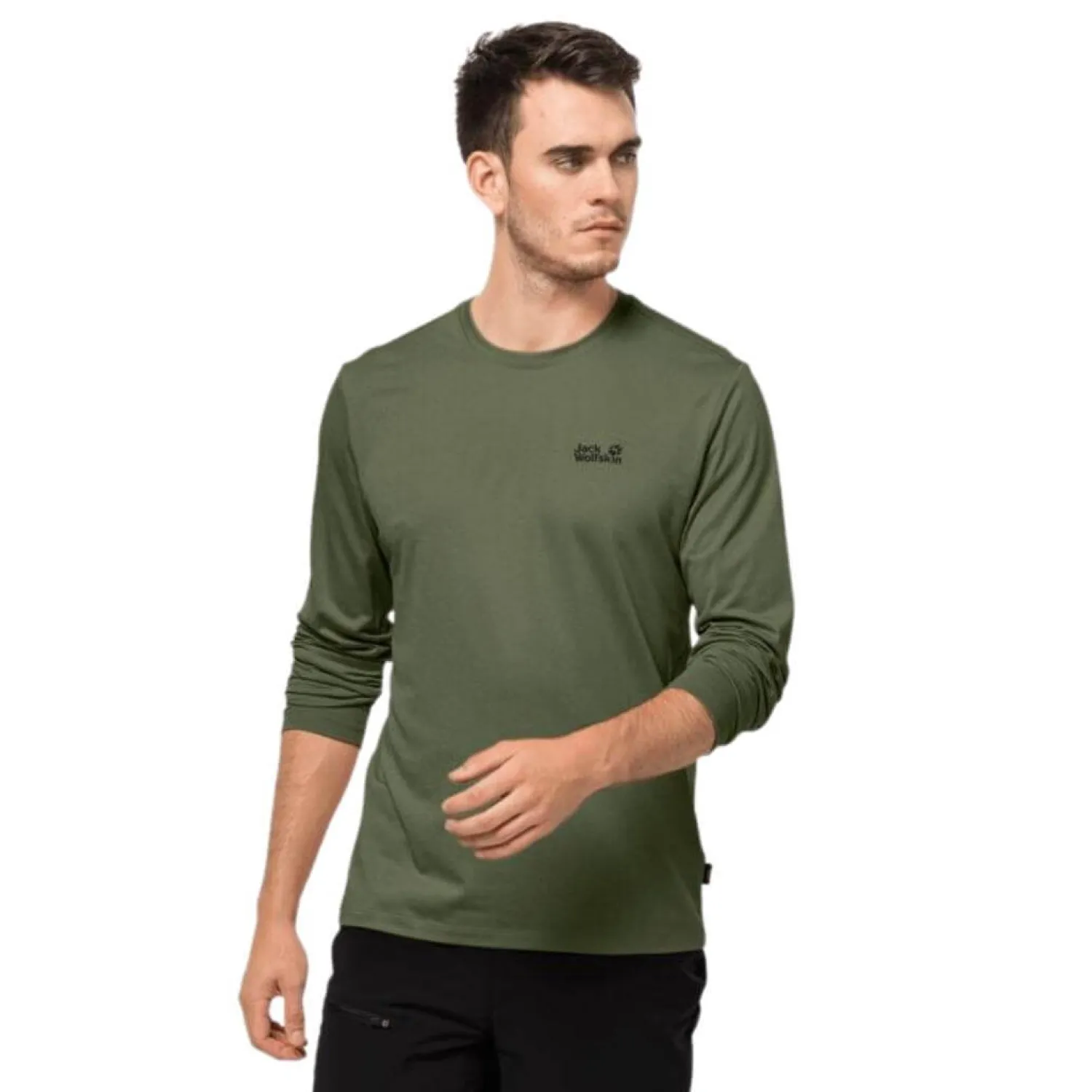 Store Jack Wolfskin Troje Til Herre - Sky Thermal Ls T M - Gron