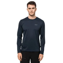 Cheap Jack Wolfskin Troje Til Herre - - Sky Thermal Ls T M - Bla