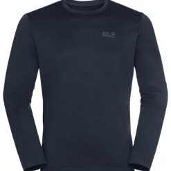 Cheap Jack Wolfskin Troje Til Herre - - Sky Thermal Ls T M - Bla
