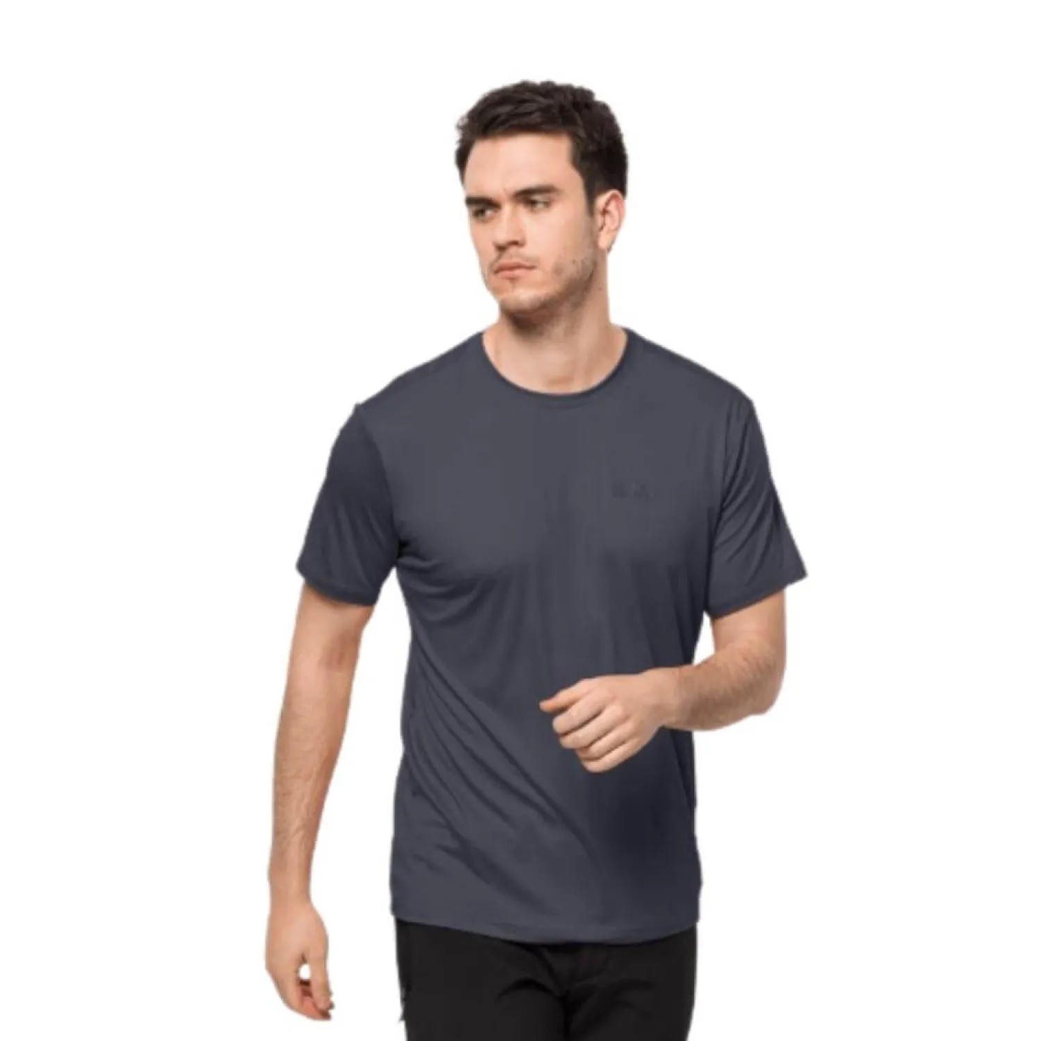 Best Sale Jack Wolfskin T-Shirt Til Herre - Tech T M - Gra