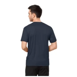 Sale Jack Wolfskin T-Shirt Til Herre - Tech T M - Bla
