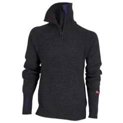 Fashion Ulvang Uld Sweater - Rav Zip - 100% Uld - Sort