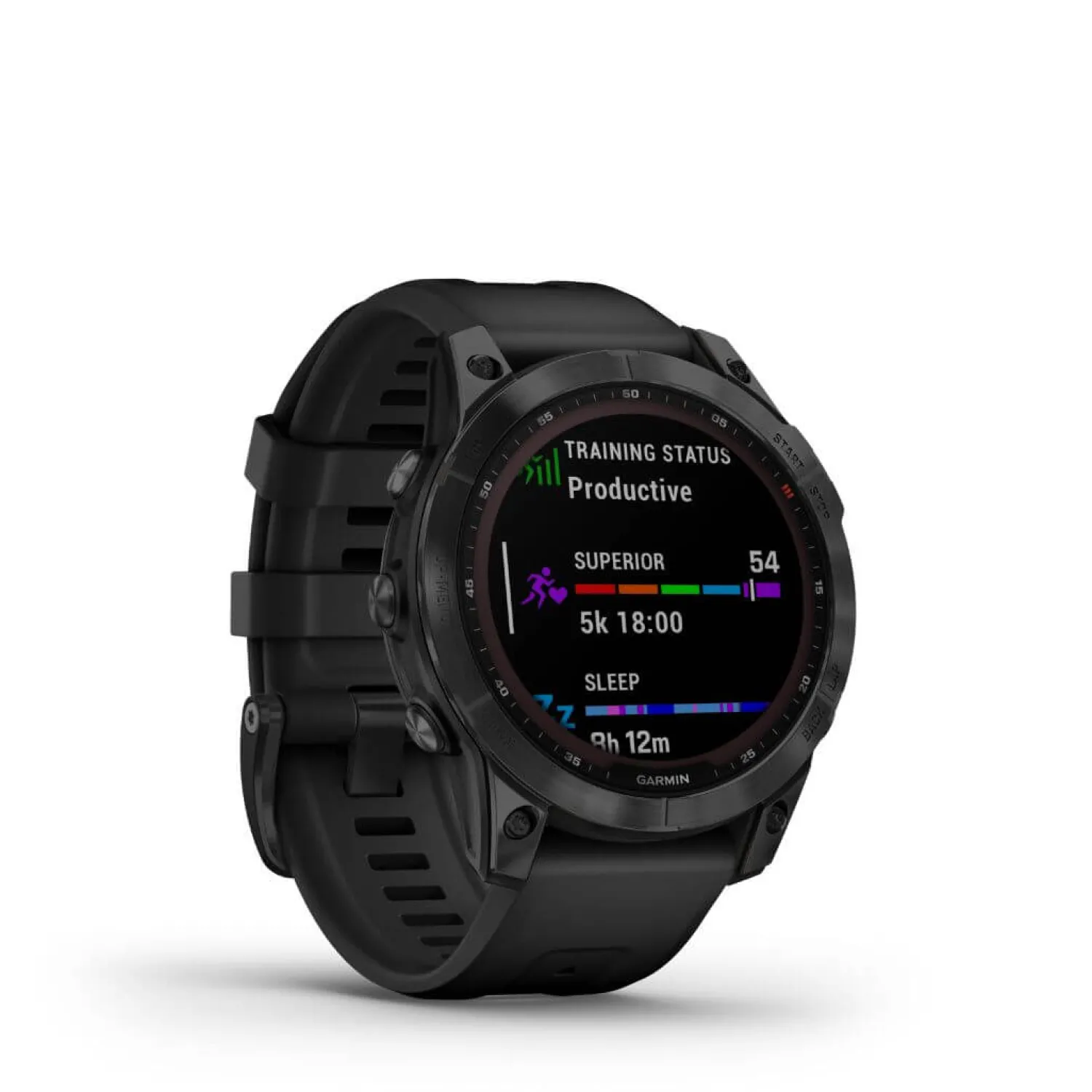 Store Garmin Ur - Fenix 7 Sapphire Solar - 47 Mm - Sort