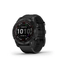 Store Garmin Ur - Fenix 7 Sapphire Solar - 47 Mm - Sort