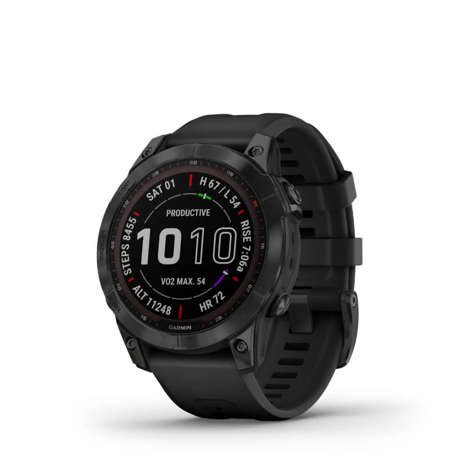 Store Garmin Ur - Fenix 7 Sapphire Solar - 47 Mm - Sort