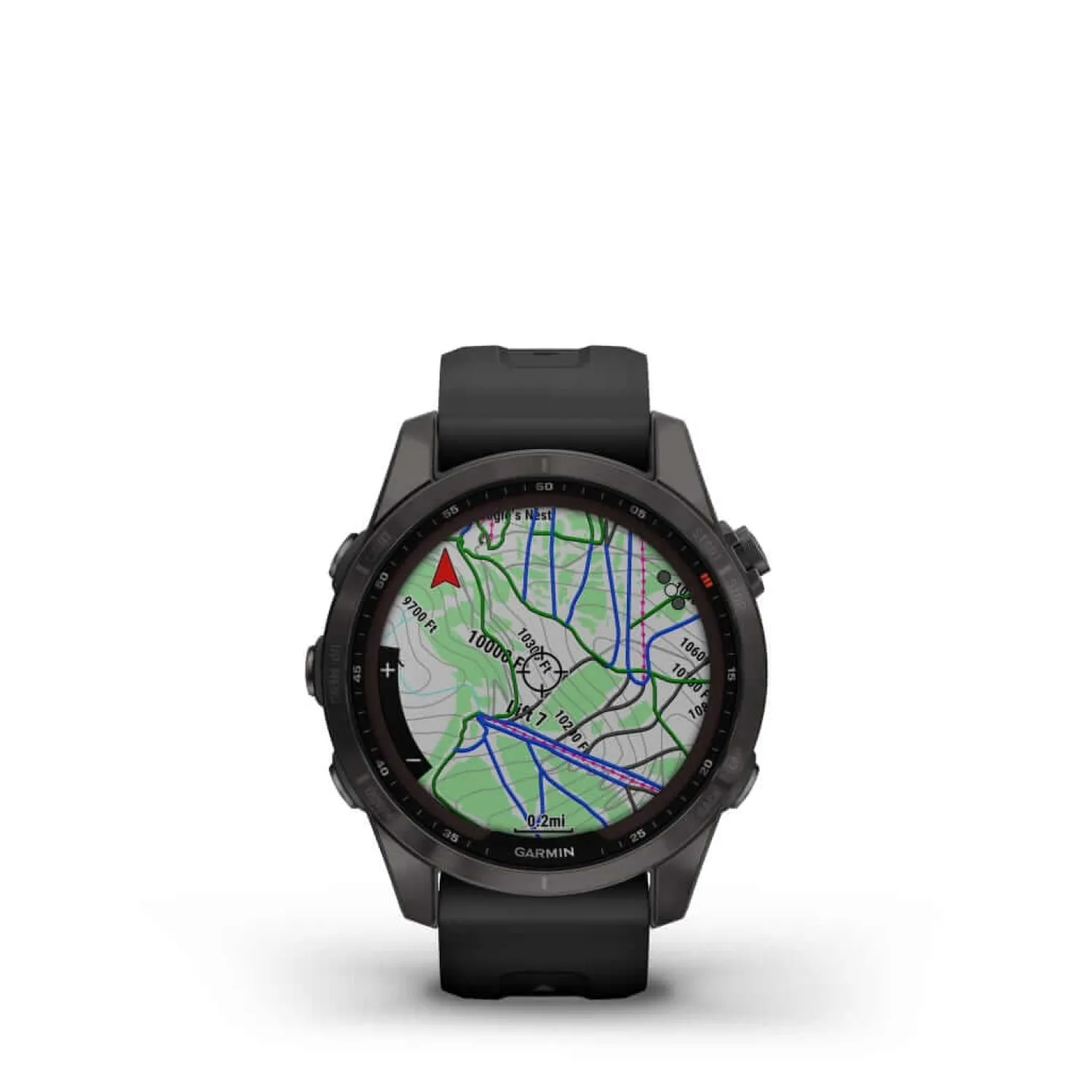 Discount Garmin Ur - Fenix 7S Sapphire Solar - 42 Mm - Sort