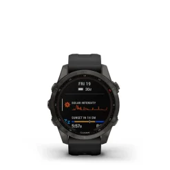 Discount Garmin Ur - Fenix 7S Sapphire Solar - 42 Mm - Sort
