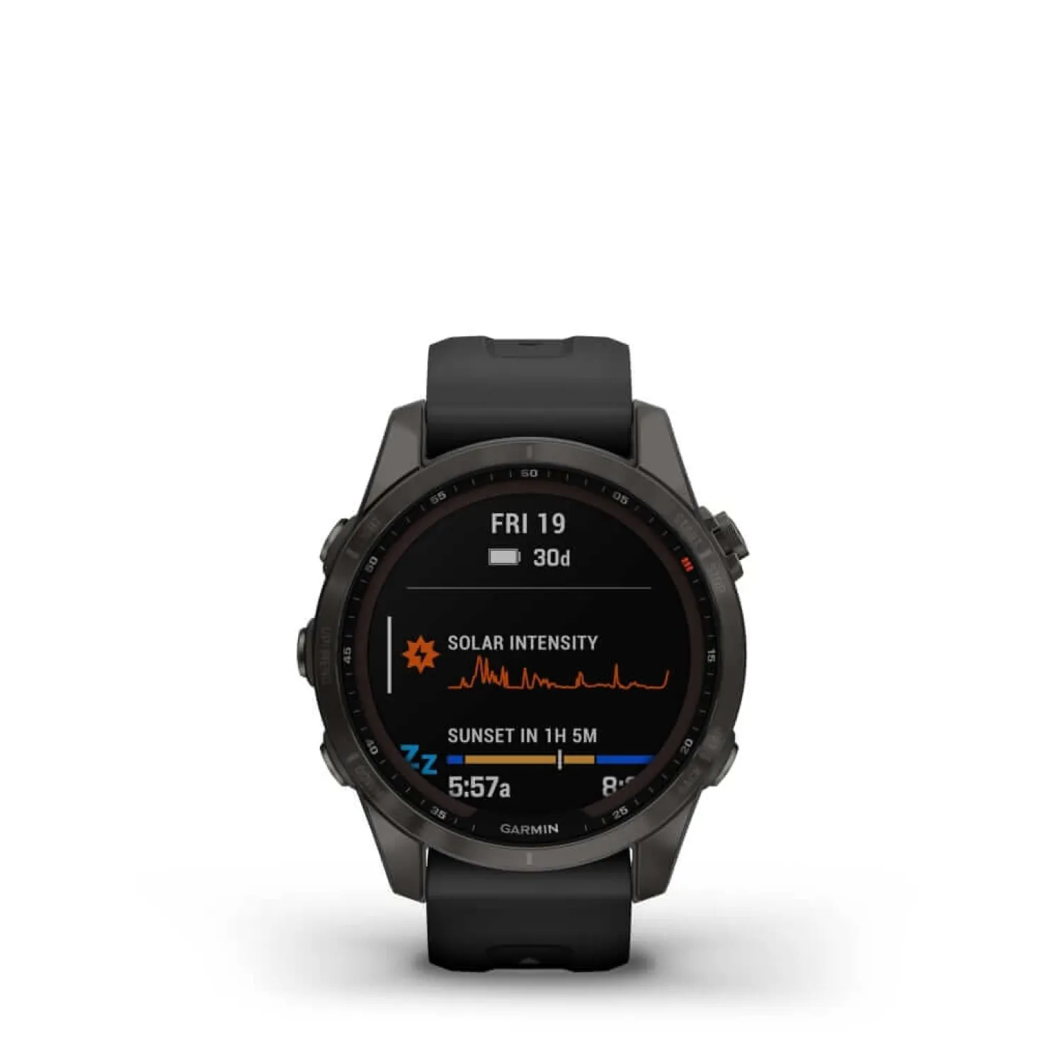 Discount Garmin Ur - Fenix 7S Sapphire Solar - 42 Mm - Sort