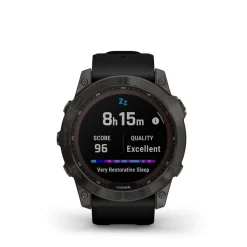 Shop Garmin Ur - Fenix 7X Sapphire Solar - 51 Mm - Sort