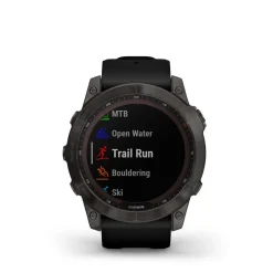 Shop Garmin Ur - Fenix 7X Sapphire Solar - 51 Mm - Sort