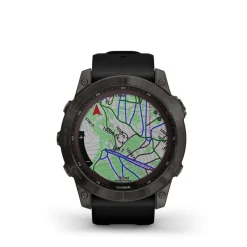 Shop Garmin Ur - Fenix 7X Sapphire Solar - 51 Mm - Sort