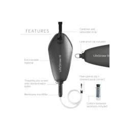 Store Lifestraw Vandfilter Blaere - Peak Compact Gravity Filter - 3 Liter