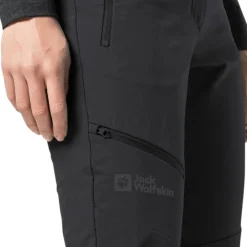 New Jack Wolfskin Vandrebukser Til Dame - Holdsteig Pants W - Sort