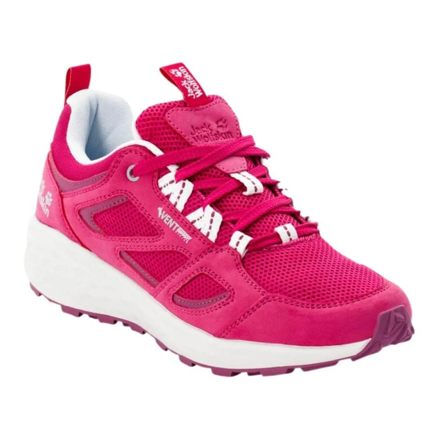 Outlet Jack Wolfskin Vandresko Til Dame - Vojo 3 Vent Low W - Pink