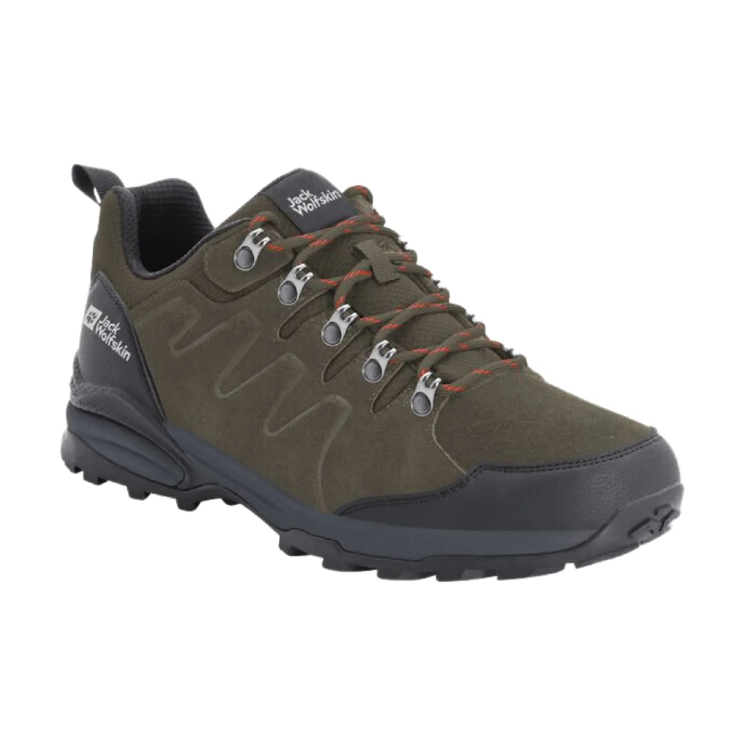 Hot Jack Wolfskin Vandresko Til Maend - Refugio Texapore Low M - Khaki