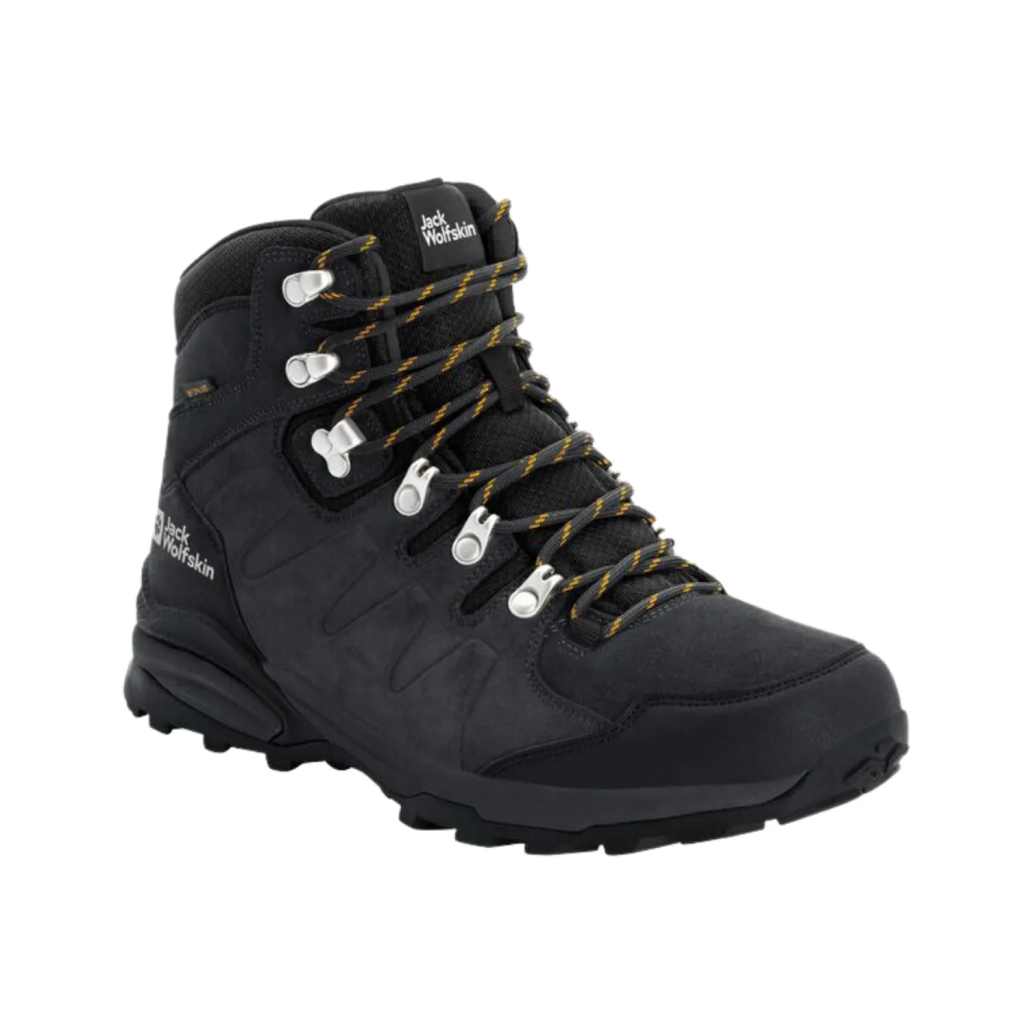 Cheap Jack Wolfskin Vandrestøvler Til Herre - Refugio Texapore Mid M - Gra-Sort