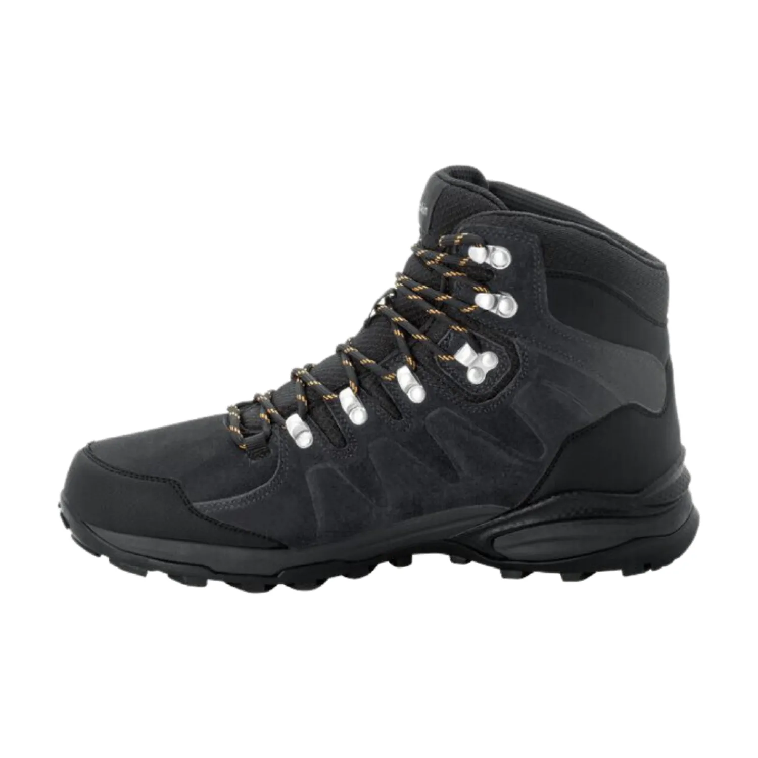 Cheap Jack Wolfskin Vandrestøvler Til Herre - Refugio Texapore Mid M - Gra-Sort