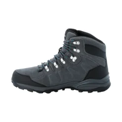 Hot Jack Wolfskin Vandrestøvler Til Maend - Refugio Texapore Mid M - Sort
