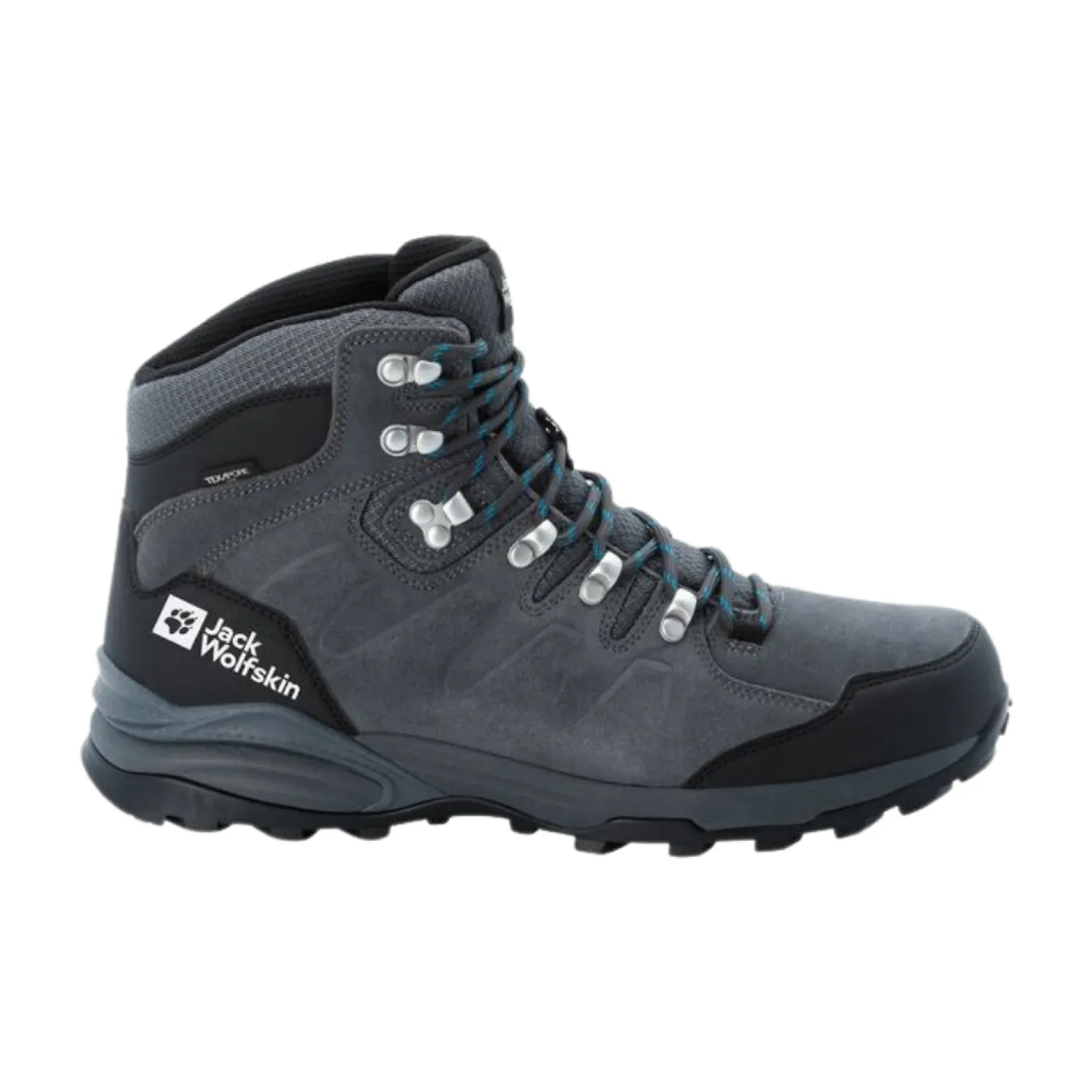Hot Jack Wolfskin Vandrestøvler Til Maend - Refugio Texapore Mid M - Sort
