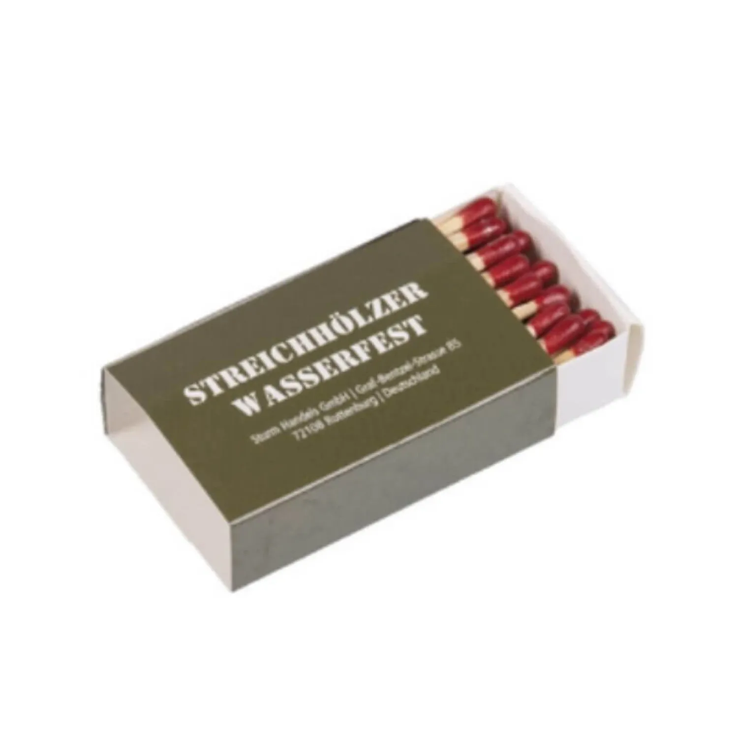 Store Mil-Tec Vandtaette Taendstikker - 4 Pakker
